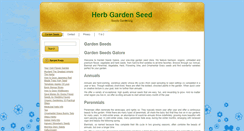 Desktop Screenshot of gardenseedsgalore.com
