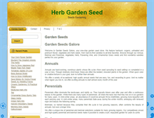 Tablet Screenshot of gardenseedsgalore.com
